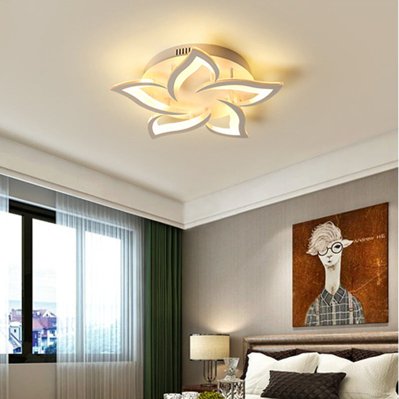 The living room lamp is a grand led ceiling lamp, followed by acrylic bedroom and study lamps