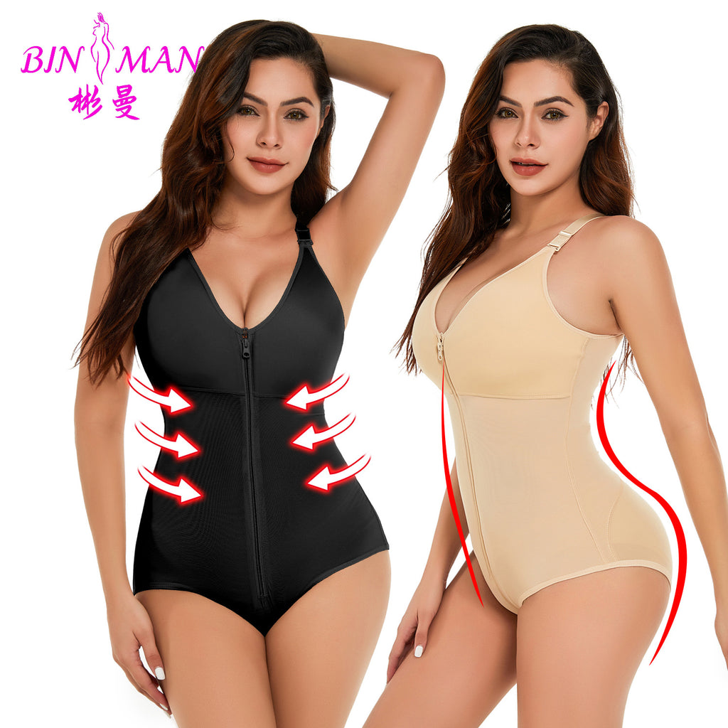 Direct supply of one-piece shaping clothes for waist-cinching, hip-lifting, tight, body-shaping and slimming, large-sized shaping clothes for plump women