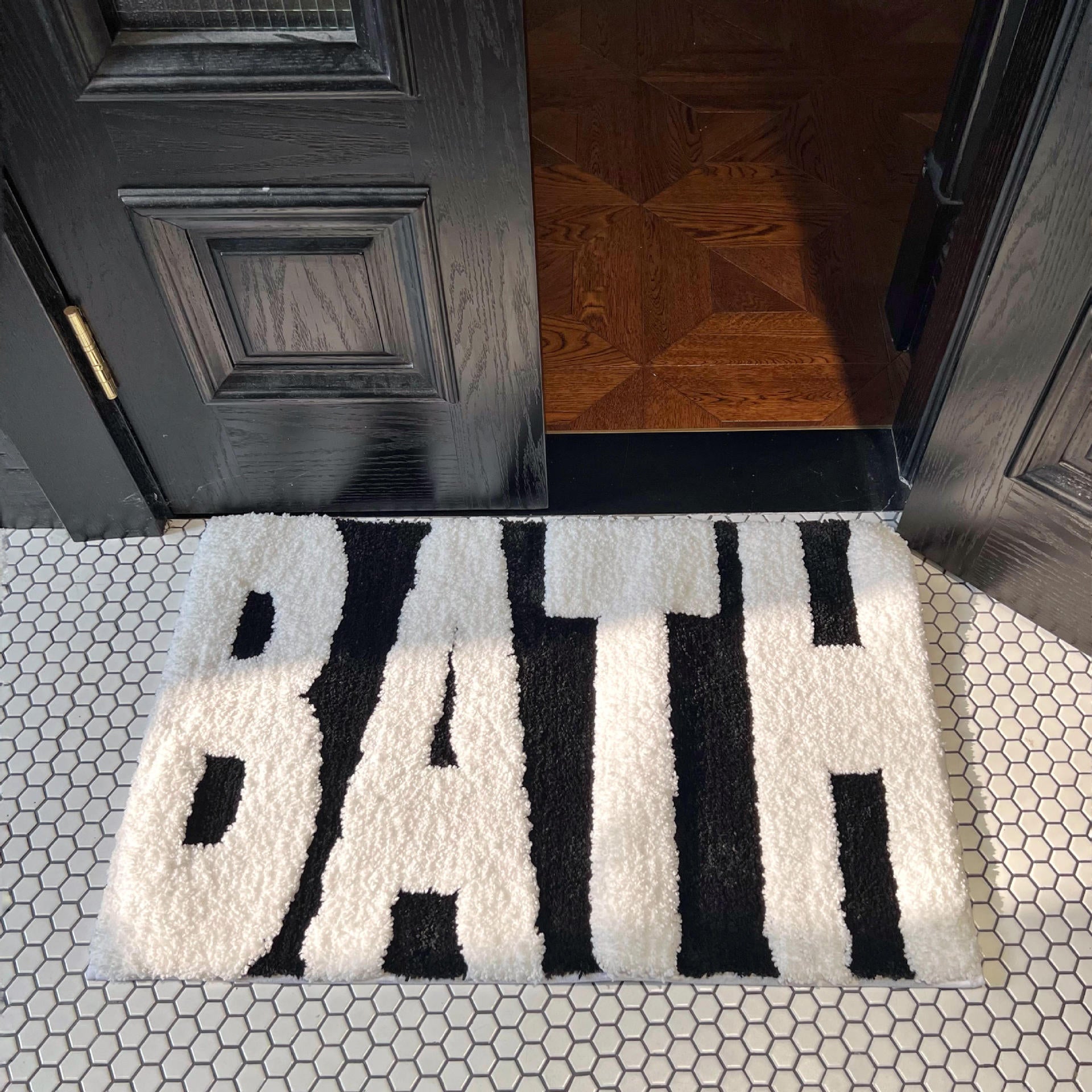 Anti-slip entrance door carpet, tufted floor mat, bathroom floor mat, bedroom carpet