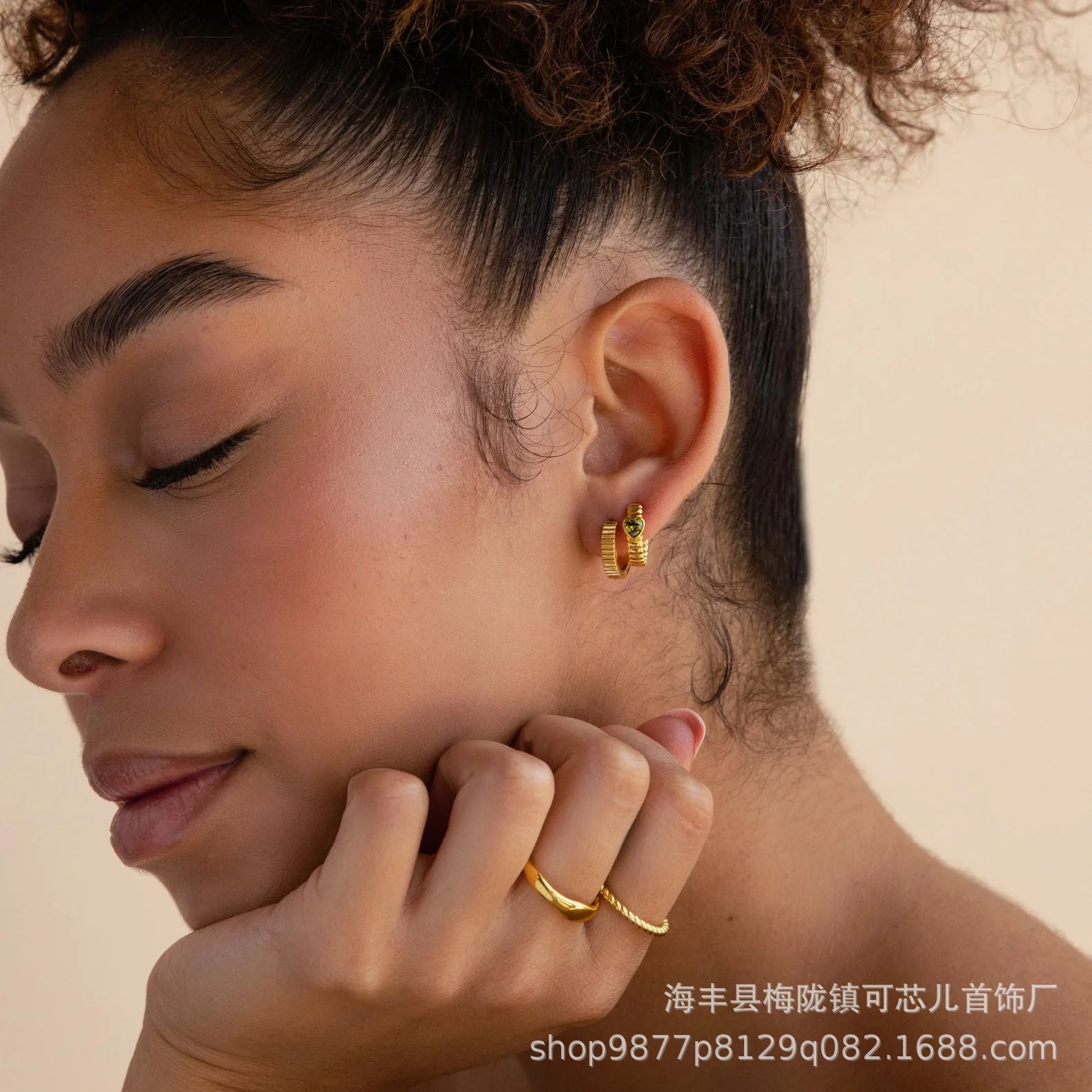 s925 sterling silver vertical stripe earrings