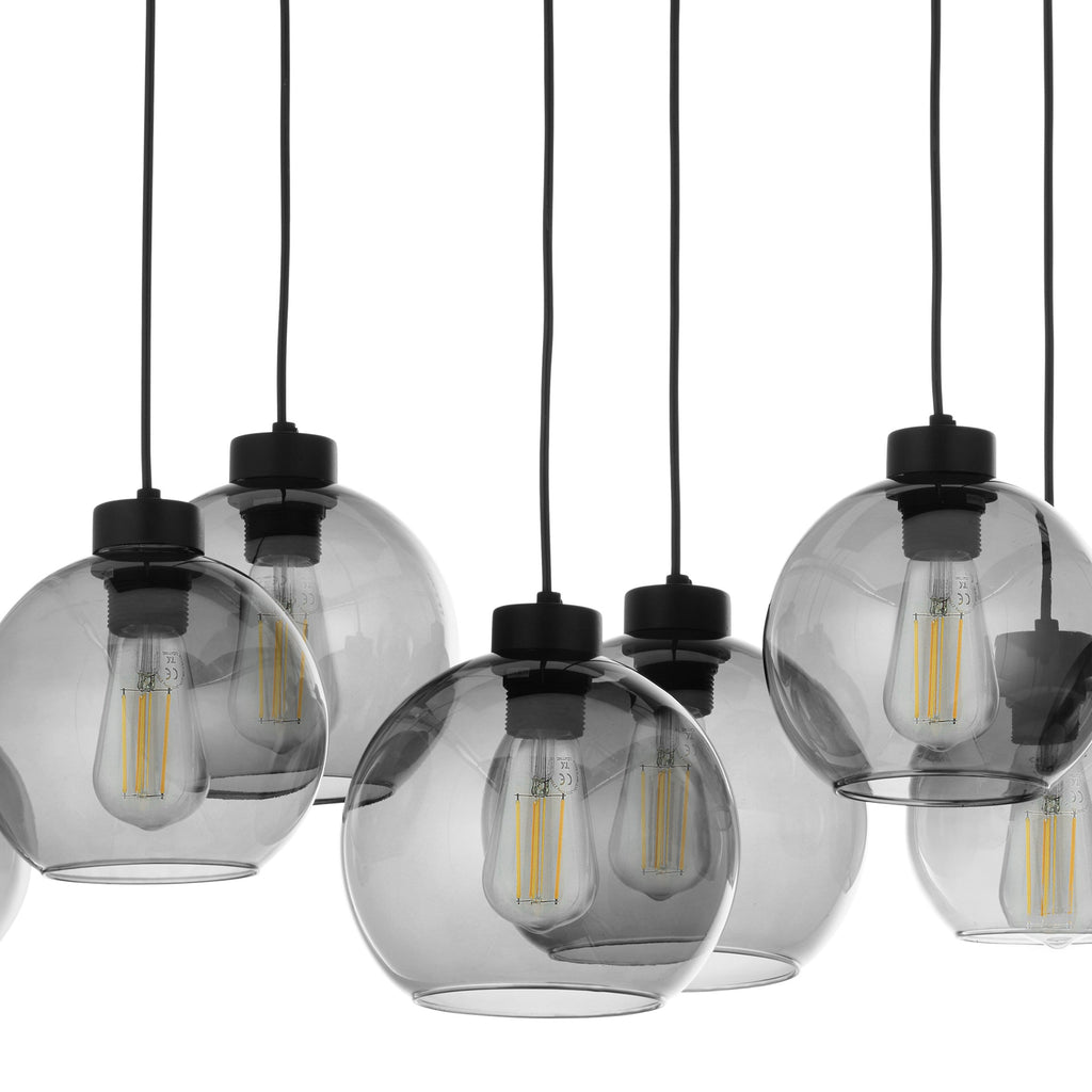 CUBUS Graphite Glass Scandinavian  Pendant Light 8