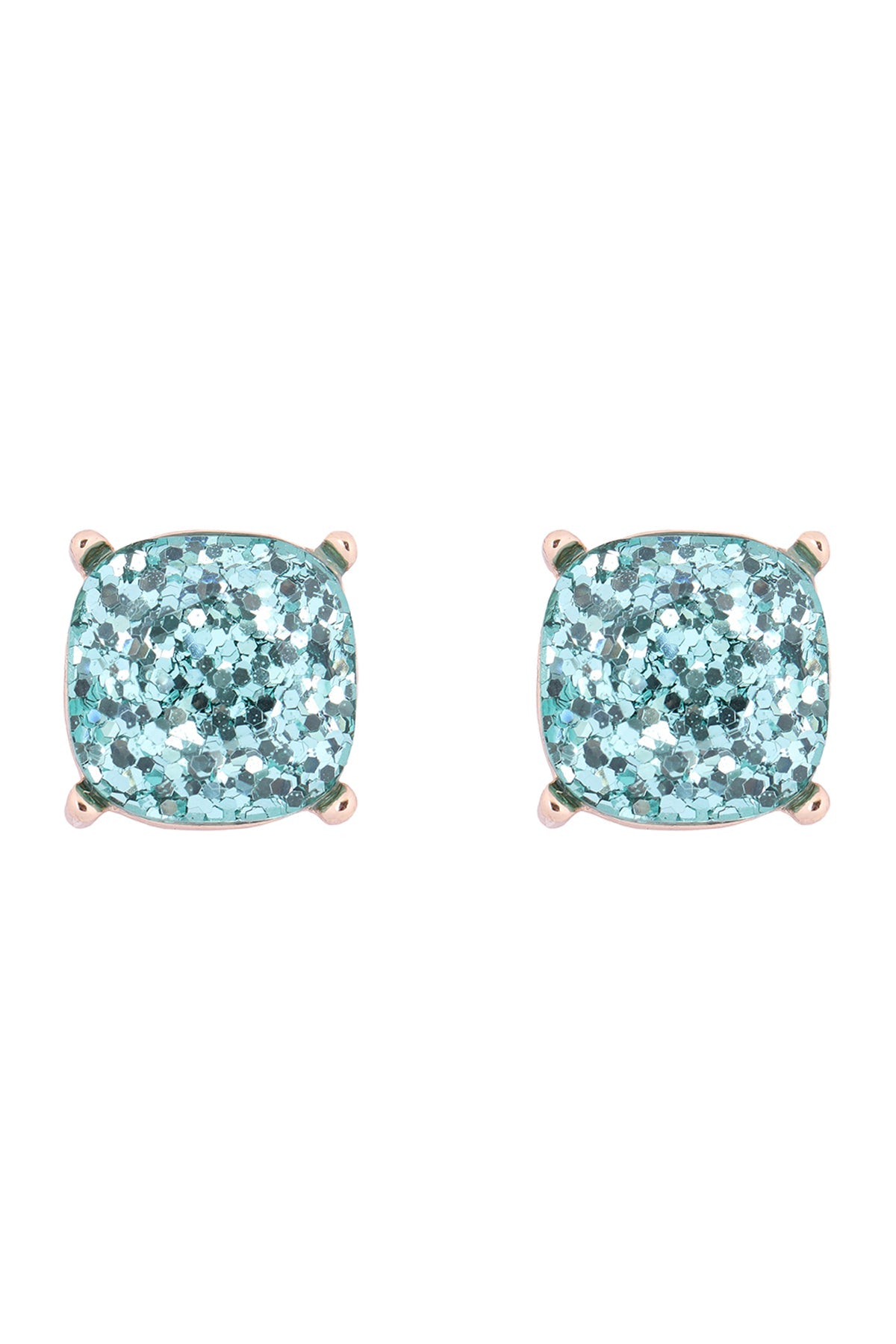 Ae0333-Glitter Epoxy Stud Earrings