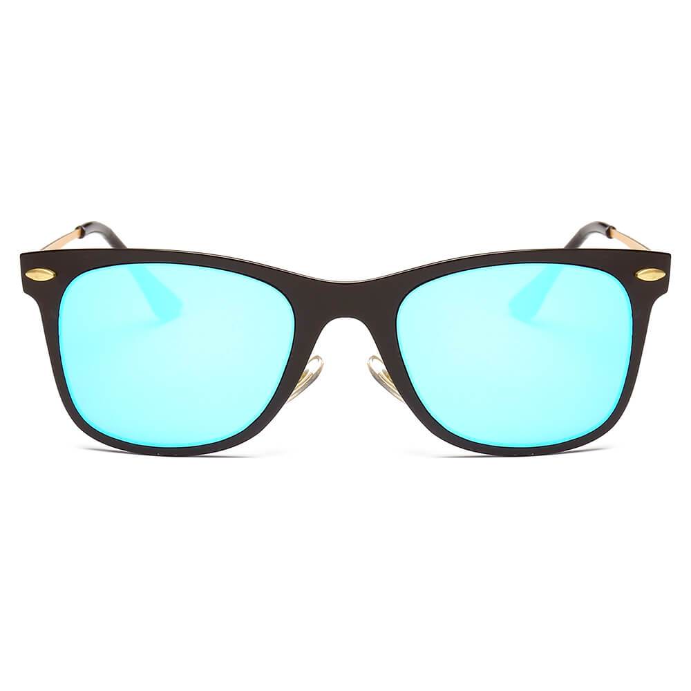 DUGALD | Classic Horn Rimmed Rectangle Fashion Sunglasses