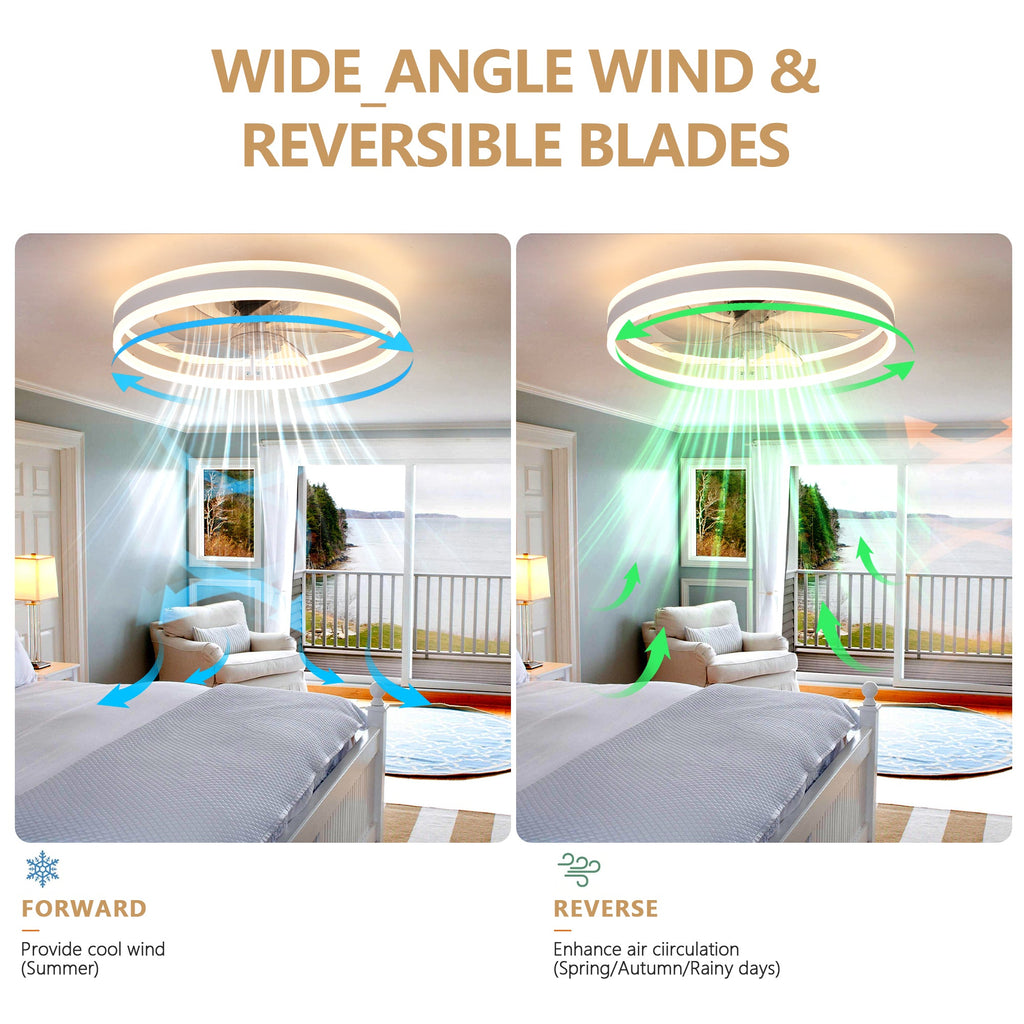 Ceiling Fan With Lights Dimmable LED