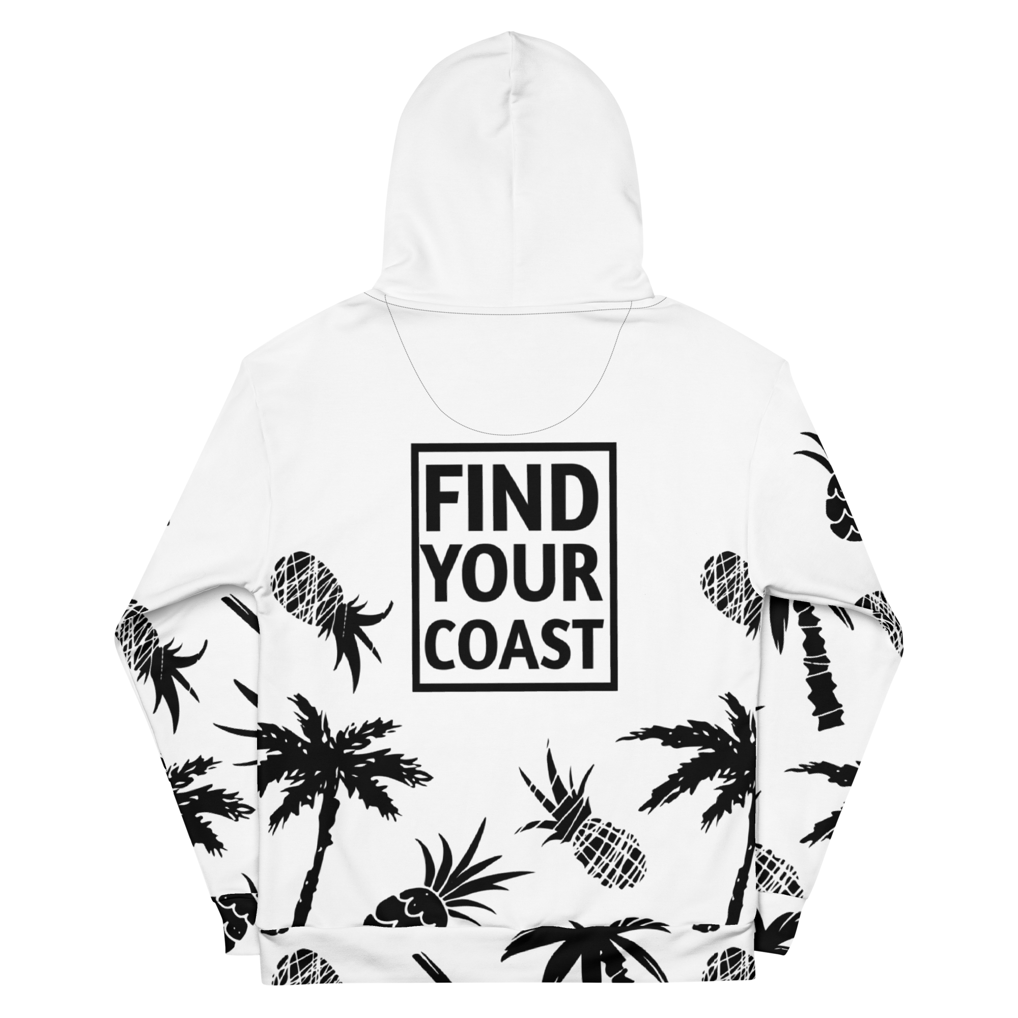 Find Your Coast® Pine and Palm Recycled Hoodie