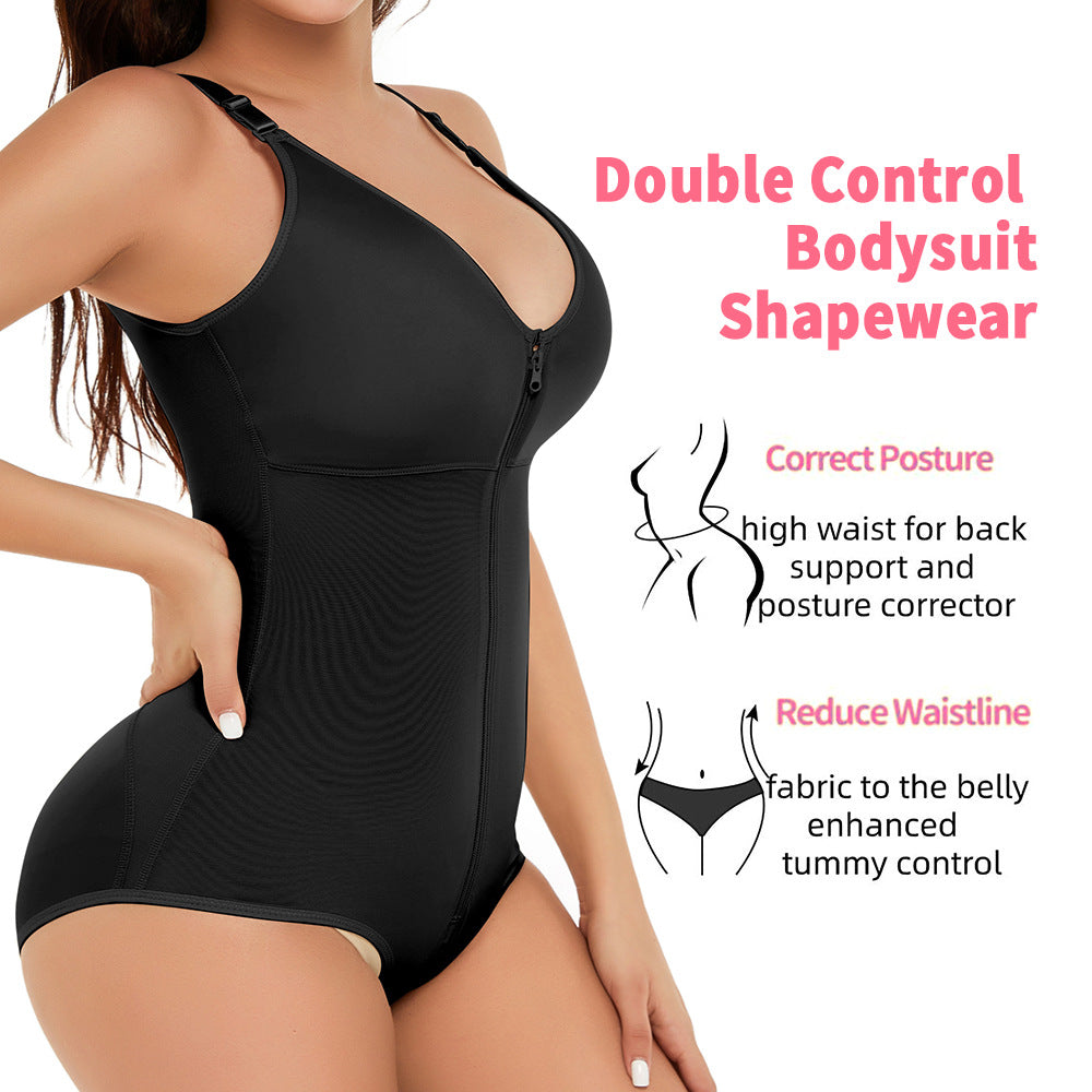 Direct supply of one-piece shaping clothes for waist-cinching, hip-lifting, tight, body-shaping and slimming, large-sized shaping clothes for plump women