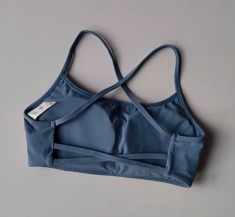 Women's slim shoulder strap shock-absorbing fitness sports underwear